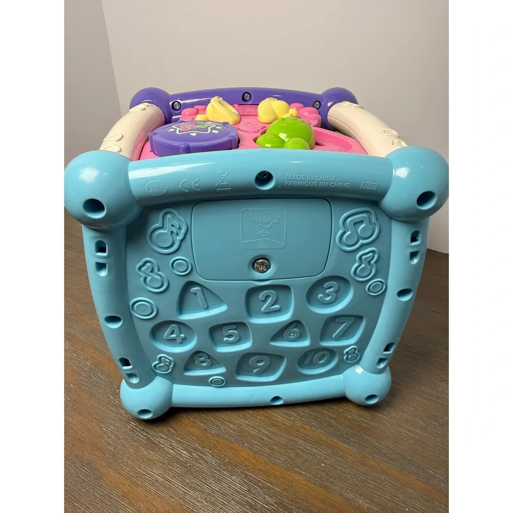 VTech Busy Learners Activity Cube Purple Musical Light-Up Toddler Toy